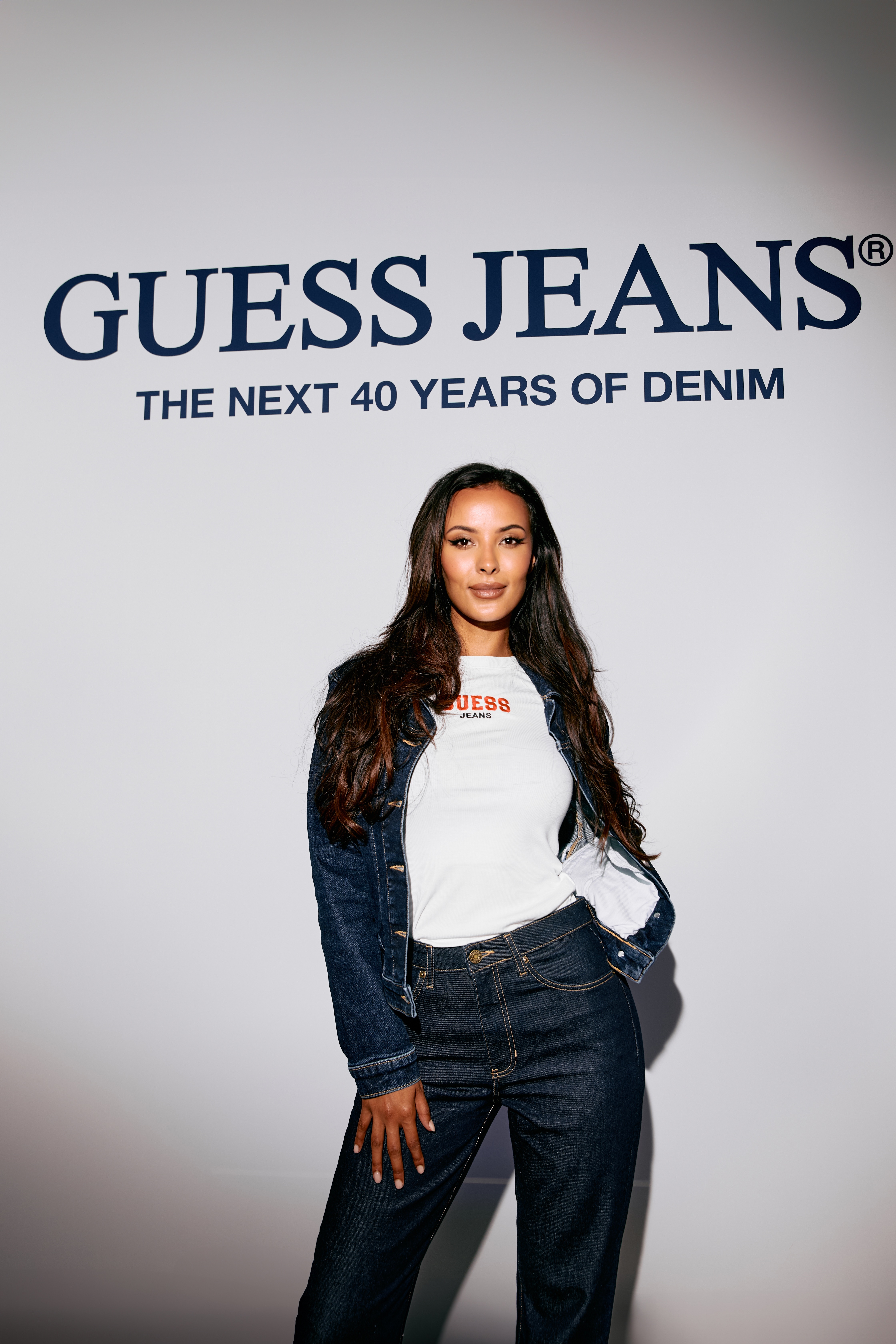 Guess london denim jacket best sale