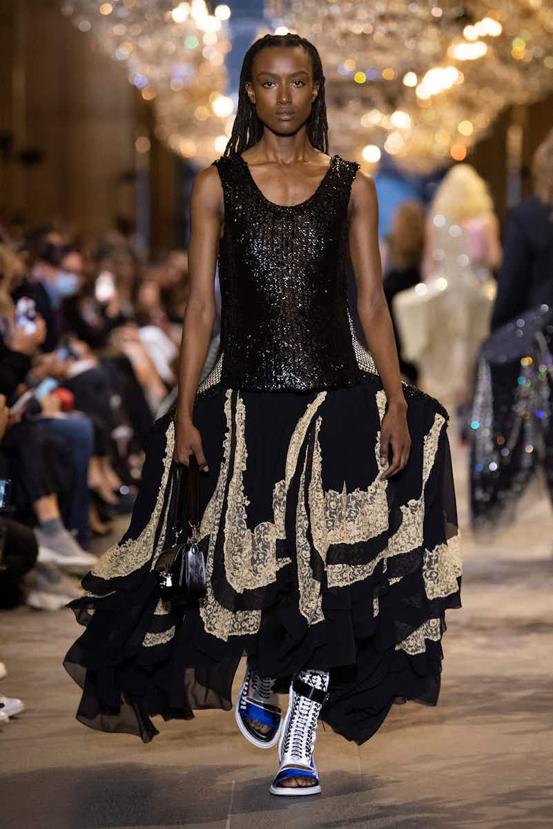Nicolas Ghesquière travels back to the 19th century for Louis