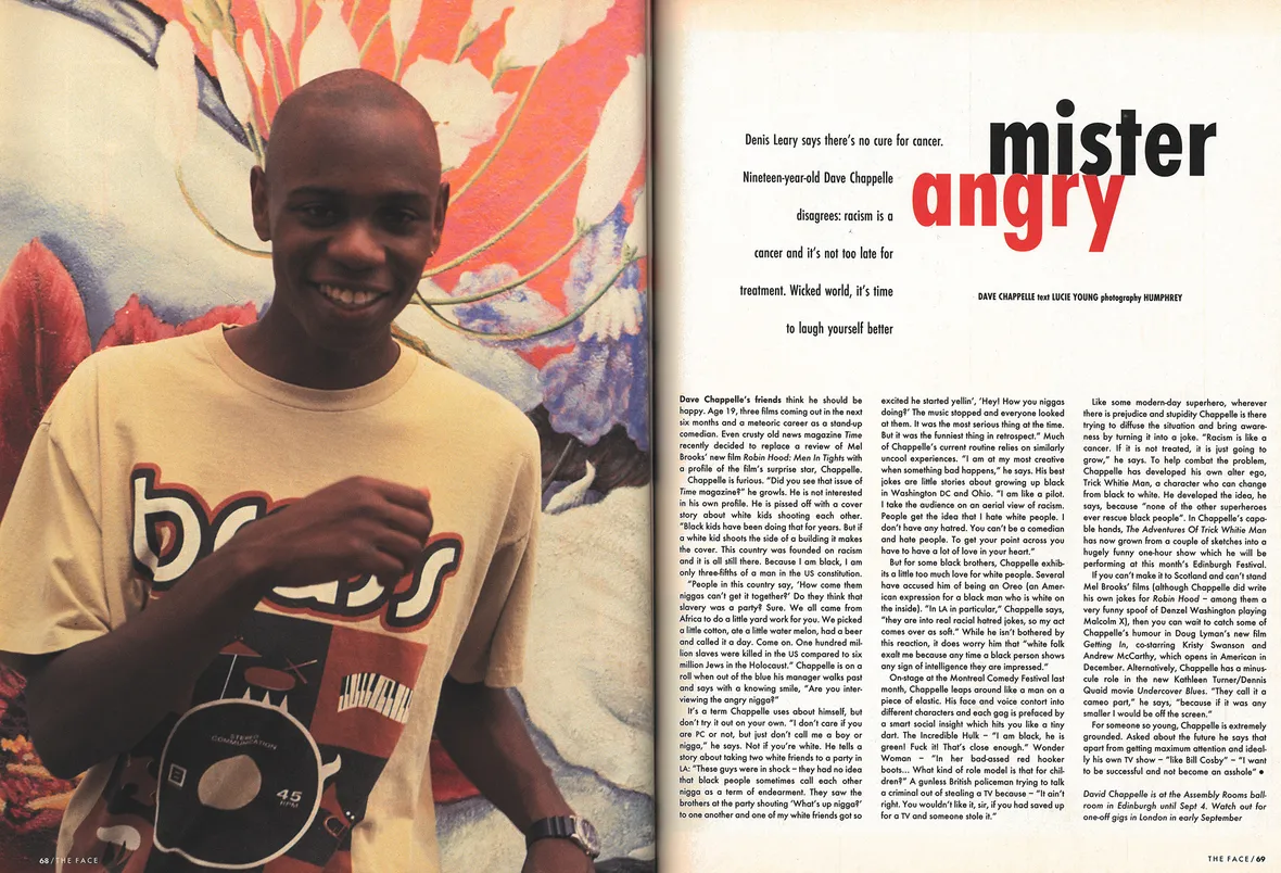 Mister Angry Dave Chappelle The Face
