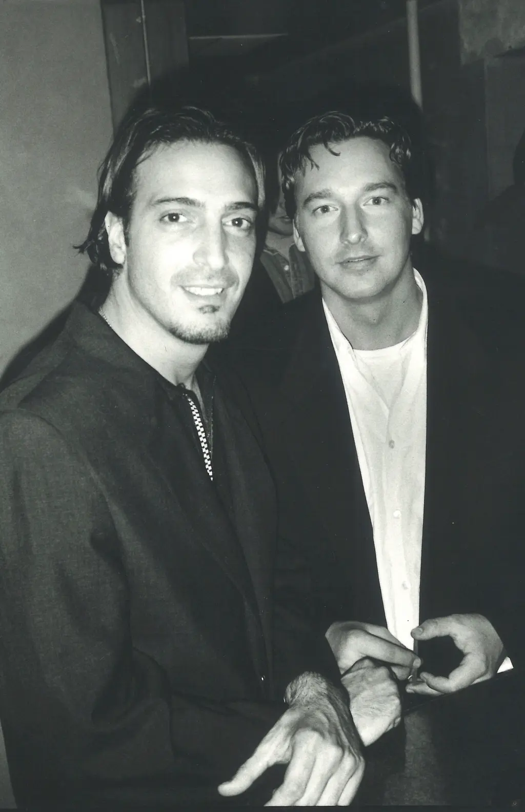 Ernie Santaniello and Peter Pantana at Café Tabac