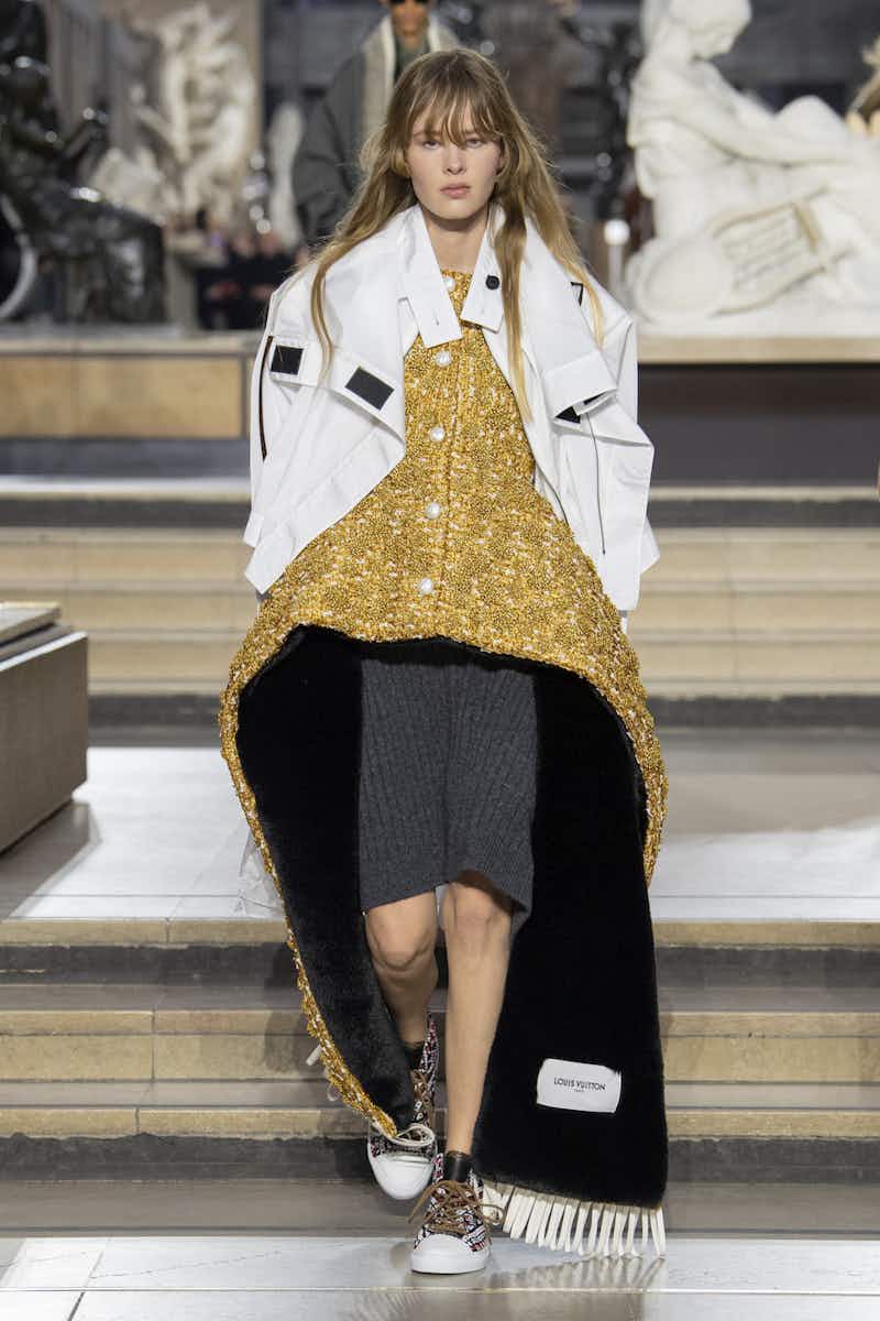 Louis Vuitton Lips (Maroon/Gold) Fashion Glam Pop Art Modern