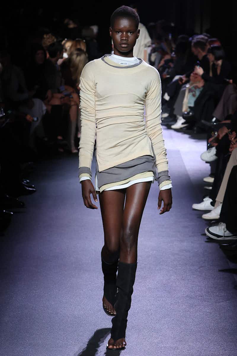 Zendaya Attends the Louis Vuitton Fall 2023 Fashion Show, Zendaya Pairs a  Tiny Micro Bra With Tiger-Print Boots