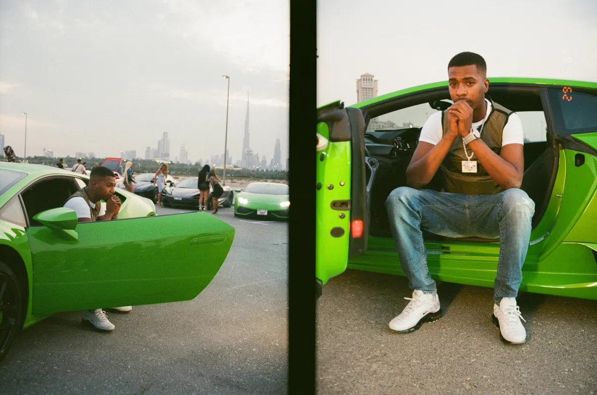 Behind the scenes on the set of Nines’ new music video - The Face