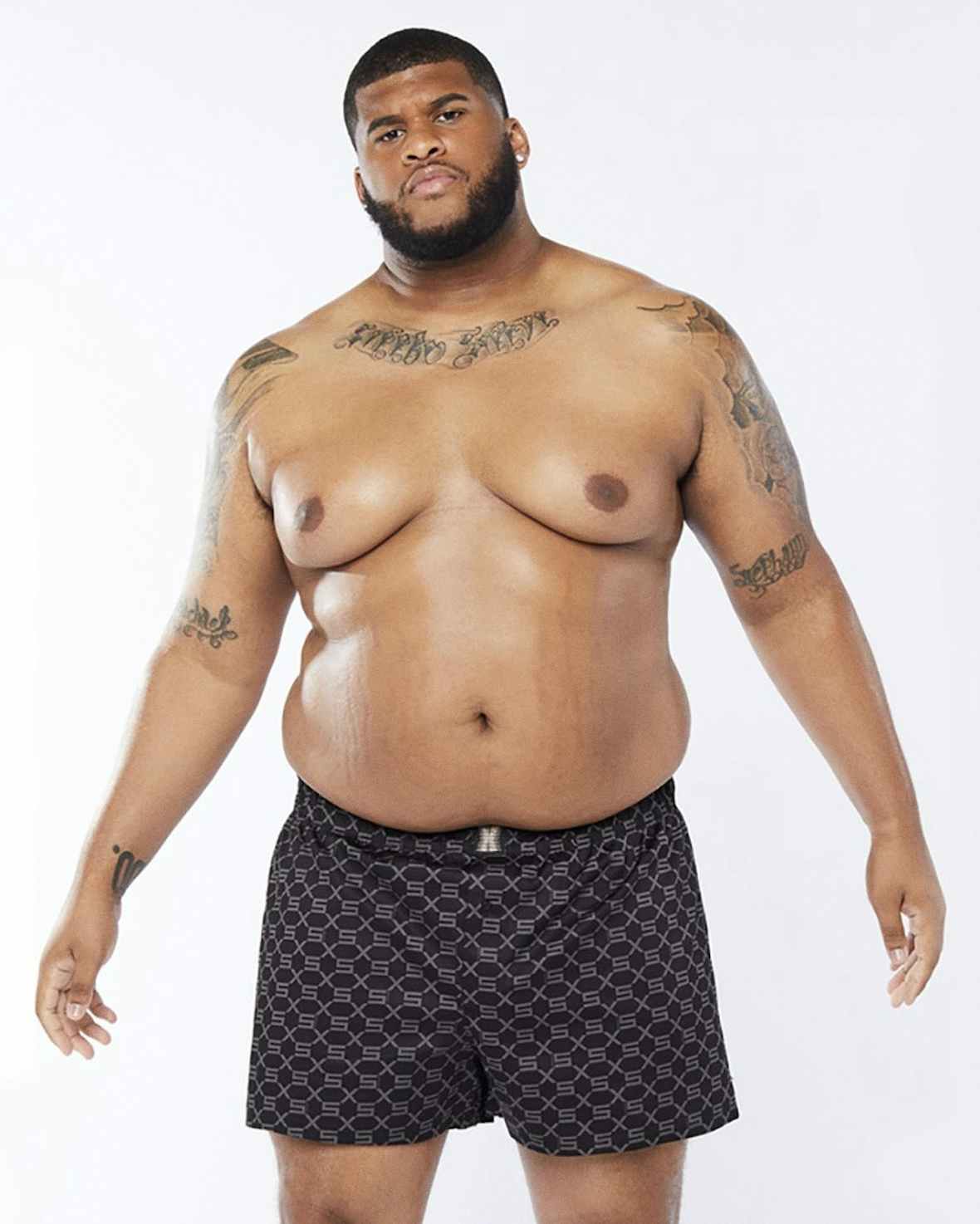 Plus-size male model breaks the norms and celebrates body positivity, The  Independent