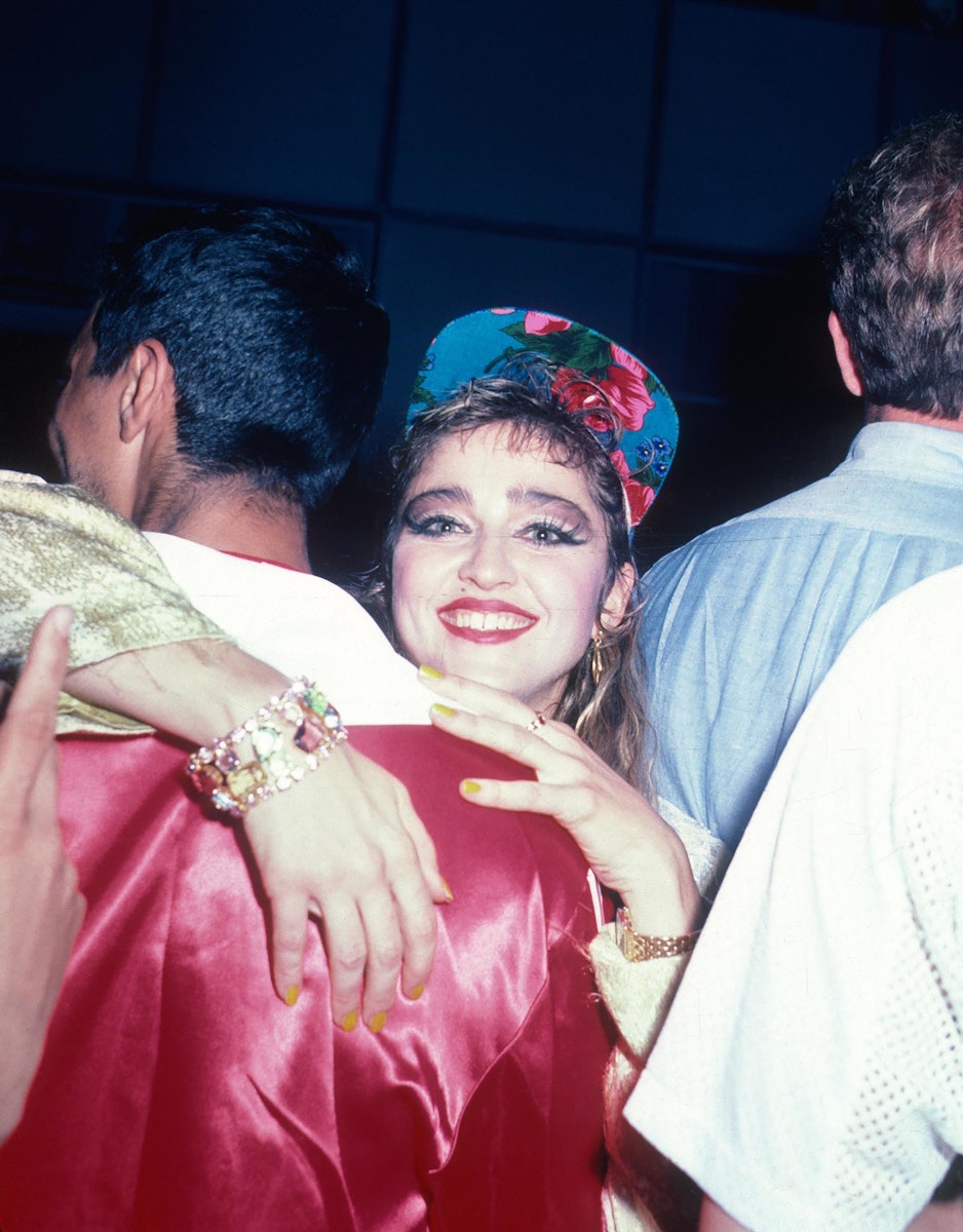 Madonna’s Post Concert Party at the Westbury Hotel in NYC, June 6, 1985.