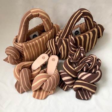 shoes. Looking for sandals that look like little puffer coats...., stay up to date on unbiased fashion news, follow non political News Without Politics, NWP