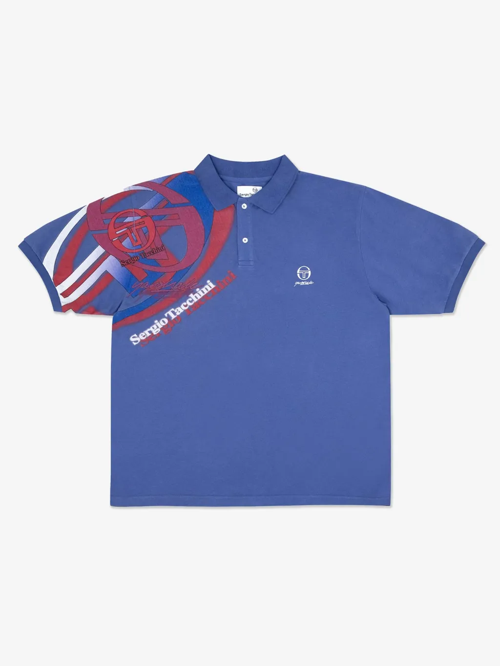 トップス 22SS Yardsale Sergio Tacchini Polo Shirt White Yardsale Polo Shirt x Sergio Tacchini | SVD